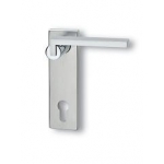 Pair of Ghidini Cartesio Q OCL-M4/F1 Lever Handles with Plate