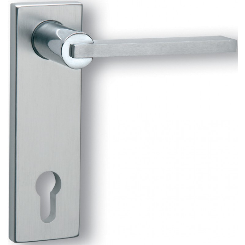 Pair of Ghidini Cartesio Q OCL-M4/F1 Lever Handles with Plate