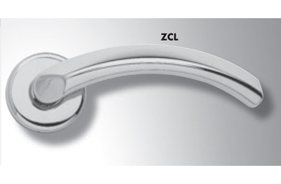 Pair of Ghidini Lever Handles Bella ZCL with Roses and Escutcheons