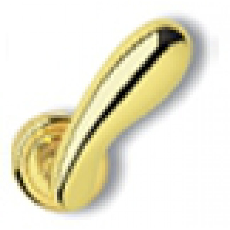 Pair of Ghidini Lever Handles Golf G-PLUS M36 with Roses and Escutcheons