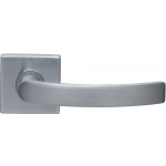 Pair of Ghidini Lever Handles Idea ZCS with Roses and Escutcheons