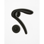 Pair of Ghidini Lever Handles Leonardo ANO with Roses and Escutcheons