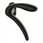 Pair of Ghidini Lever Handles Leonardo ANO with Roses and Escutcheons