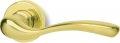 Ghidini Victoria Handle in Polished Brass OLV M1 on Rosette