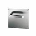 pba 2020/2001 Pair of Handles with Plate in Stainless Steel AISI 316L