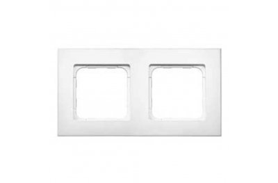 Double White Frame for Smoove Somfy Control Modules