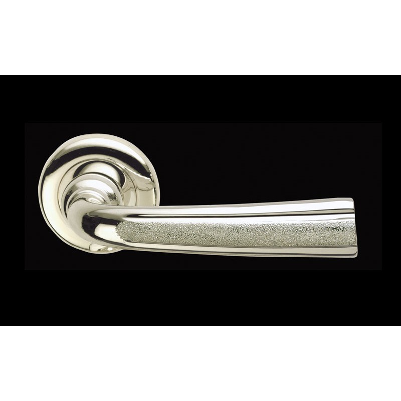 Corolla Jewellery PFS Pasini Door Handle with Rose and Escutcheon