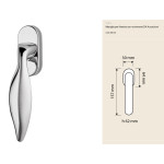 Delfino Linea Calì DK Handle Tilt-and-Turn Window Classic Style