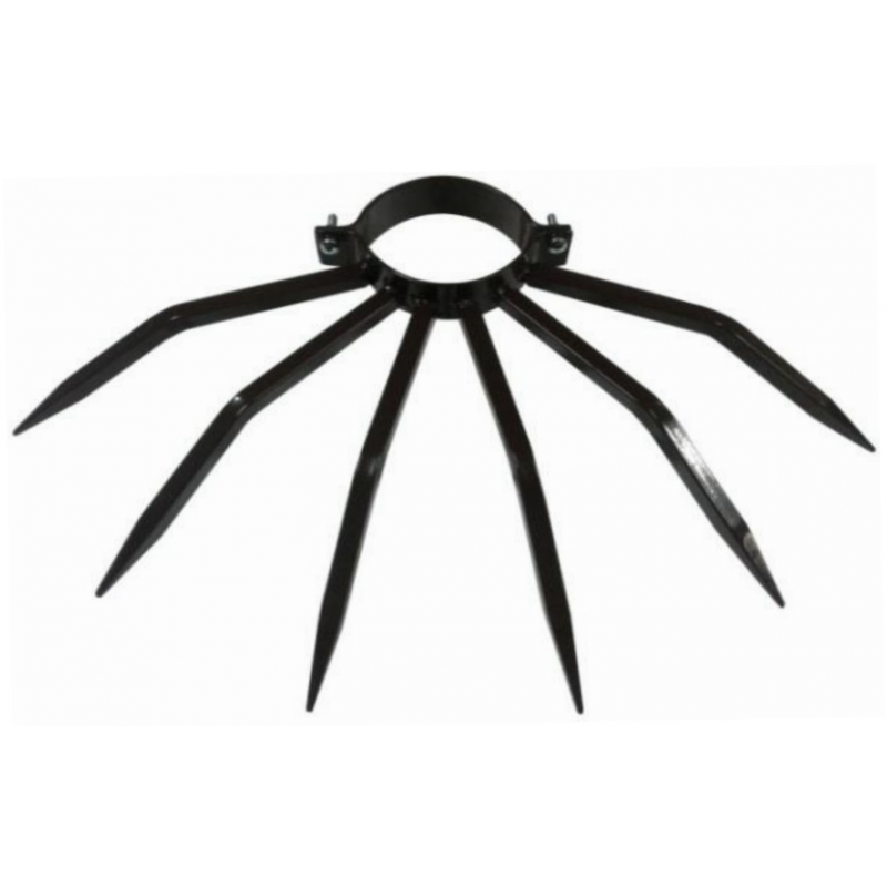 Theft Deterrent Diameter 100 mm Grimpo with Spikes to Install on Pipes and Gutters Against Thieves
