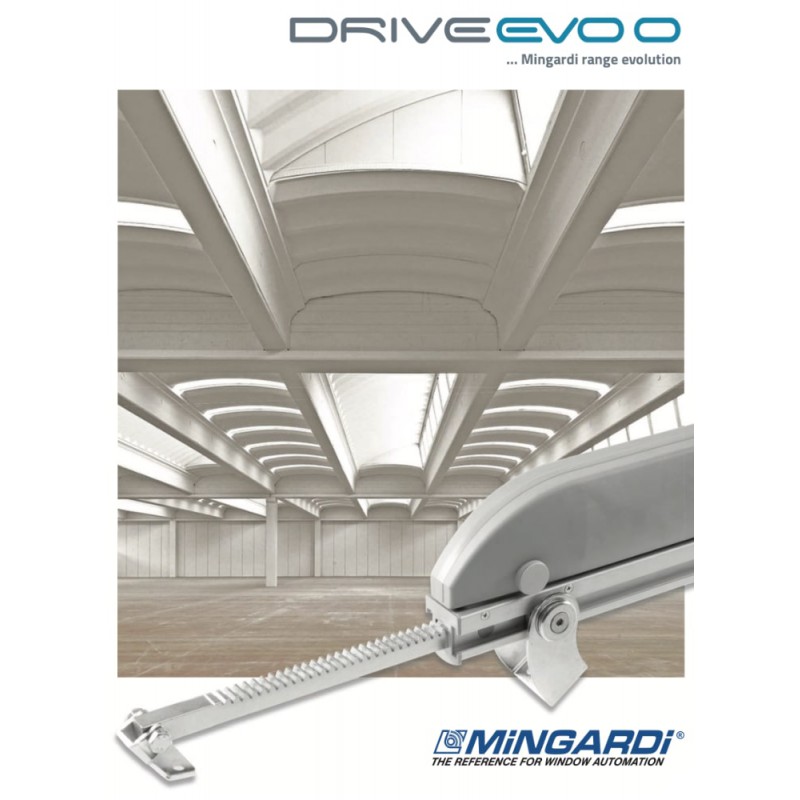 Drive Evo 0 Mingardi Rack Actuator with Brackets