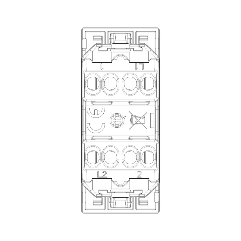 Two Independent Buttons LINEA VIMAR 30066 1P NO 10 A 250 V~