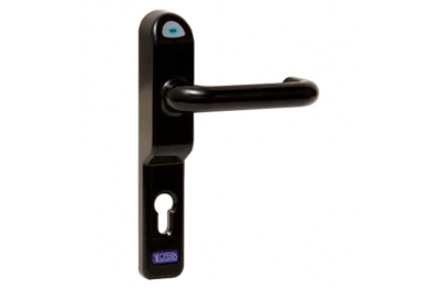Electrically Operated Handle Black for Metal Glass Fire Doors 40600 Opera