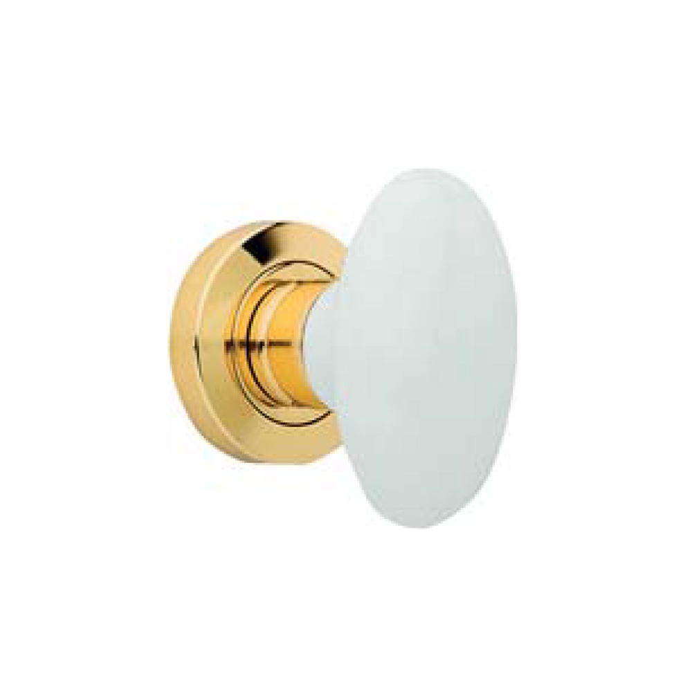 Elika 990 PT 060 Door Knob by Linea Calì of Modern Italian Design