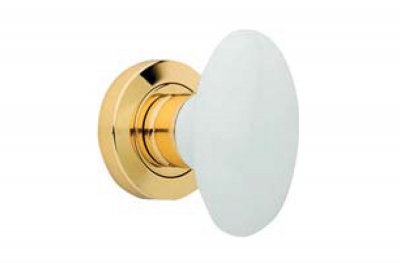 Elika 990 PT 060 Door Knob by Linea Calì of Modern Italian Design