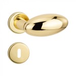 Ellisse Reguitti Egg Handle in Brass for Door