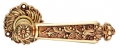 Epoca French Gold Door Handle on Rosette Linea Calì Vintage