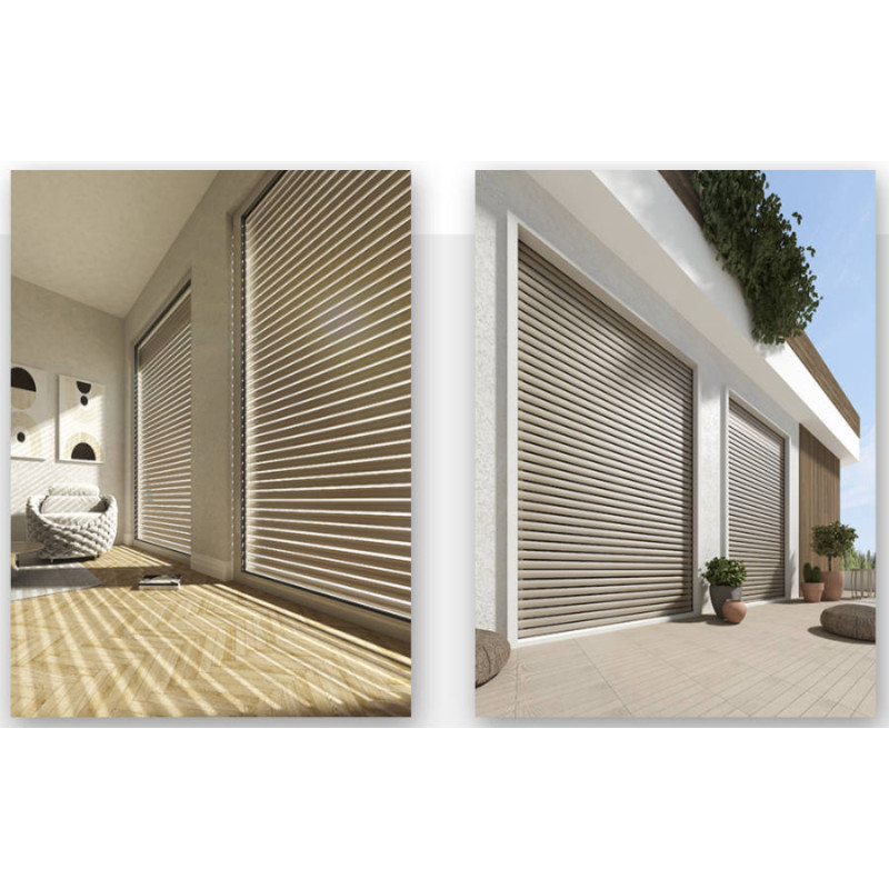 Espace Pinto Aluminum Roller Shutter High Density Polyurethane
