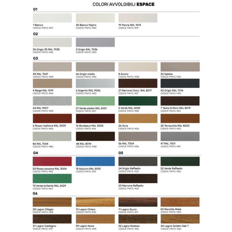 Espace Pinto Aluminum Roller Shutter High Density Polyurethane