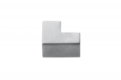 F514 Chrome Handle for Furniture with Cube Shape Design Made in Italy by Formae