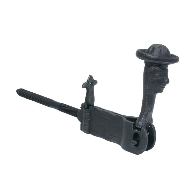 Wrought Iron Man Shutter Stopper Galbusera 1006/V 90x30x18mm