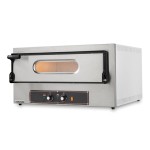 Electric Oven for Pizzas and Baking Trays Kube 1 Single-Phase 230V Made in Italy by Resto Italia