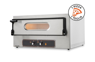 Electric Oven for Pizzas and Baking Trays Kube 1 Single-Phase 230V Made in Italy by Resto Italia