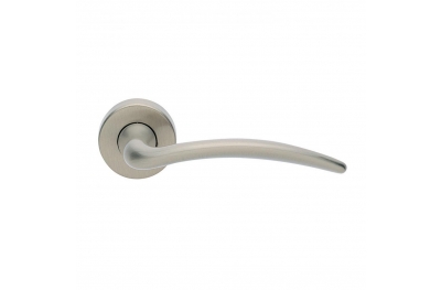 Francy Basic Manital Satin Nickel Pair of Door Lever Handles