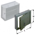 Wall Safe Front with Key Cisa
