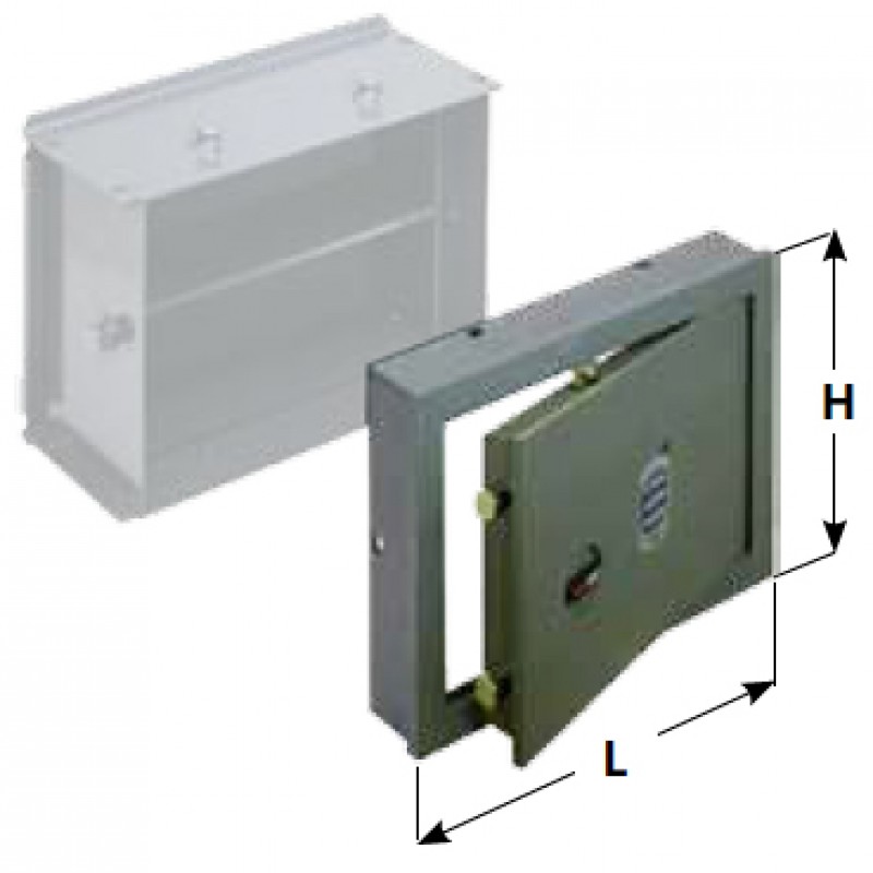 Wall Safe Front with Dialer Electronic Cisa