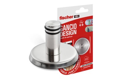 Fischer Design Stainless Steel Adhesive Hook