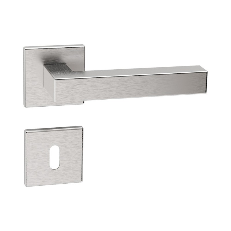 Genève Reguitti Door Handle in Slim Stainless Steel