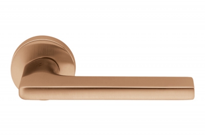 Gira Matt Vintage Door Handle on Rosette Ideal for Women by Colombo Design