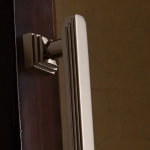 Glamor Pull Handle on Plate With Invisible Intrusion Detection System Linea Calì Design