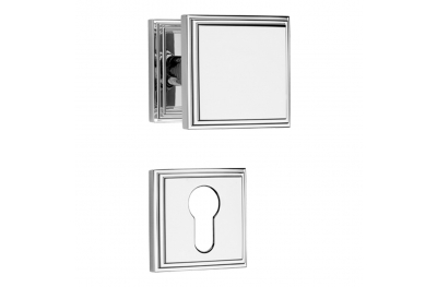 Glamor Door Turnable Knob With Rose With Invisible Intrusion Detection System Linea Calì Design
