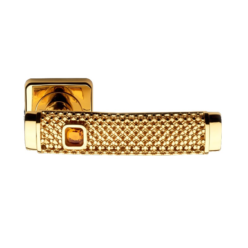 Gold Dream Jewellery PFS Pasini Door Handle with Rose and Escutcheon