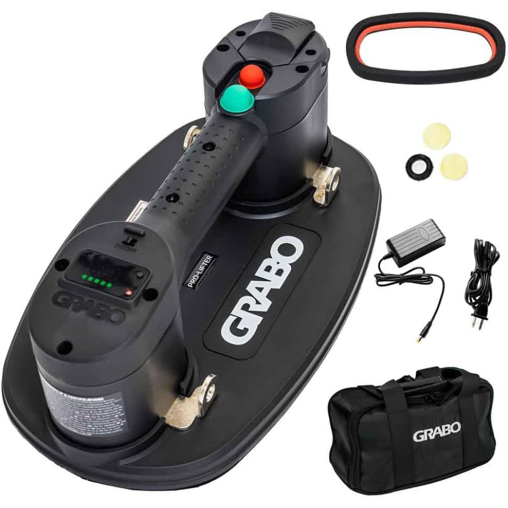 GRABO PRO-LIFTER 20 Electric Vacuum Suction Cup with Display and Battery