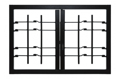 Grate Strong 2 Doors with joint Security Class 3 frame Standard Leon Openings