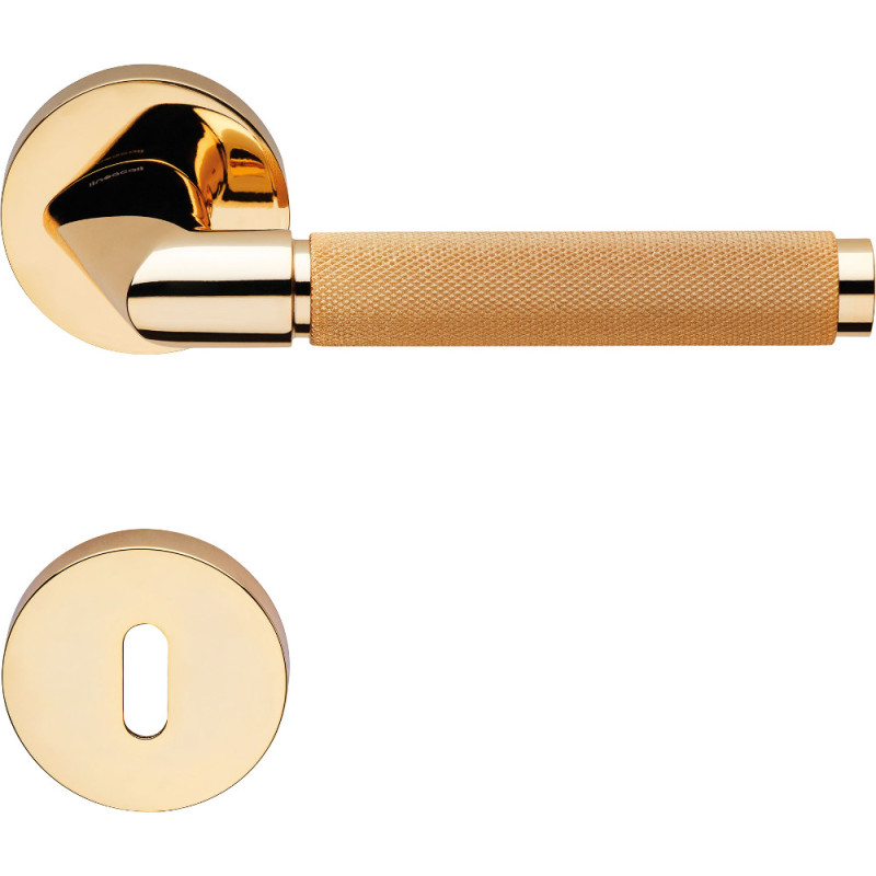 Grip Linea Calì Door Handle Modern Brass Collection