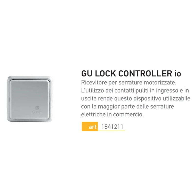 GU Lock Controller io Somfy Receiver for Motorized Locks