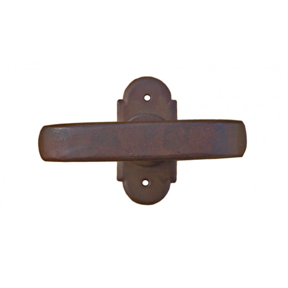 Helsinki Galbusera Window Handle with Rosette Wrought Iron