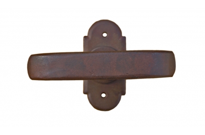 Helsinki Galbusera Window Handle with Rosette Wrought Iron