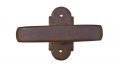 Helsinki Galbusera Window Handle with Rosette Wrought Iron