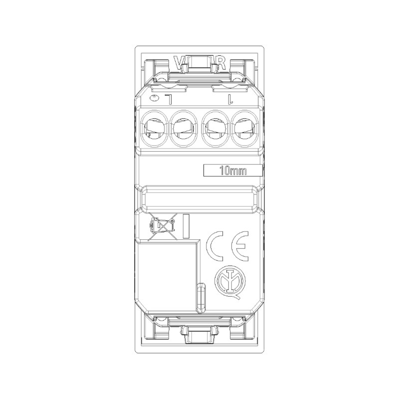 Civil Series Switch VIMAR LINEA 30000.B/C/G Aligned Illuminable