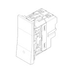 Civil Series Switch VIMAR LINEA 30000.B/C/G Aligned Illuminable