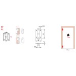 Justor PF 90 Coplanar Pin Left or Right 2 Pieces
