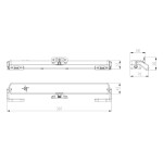 K-ECO S3 Nekos Chain Actuator for Top/Bottom Hung Dome Skylight