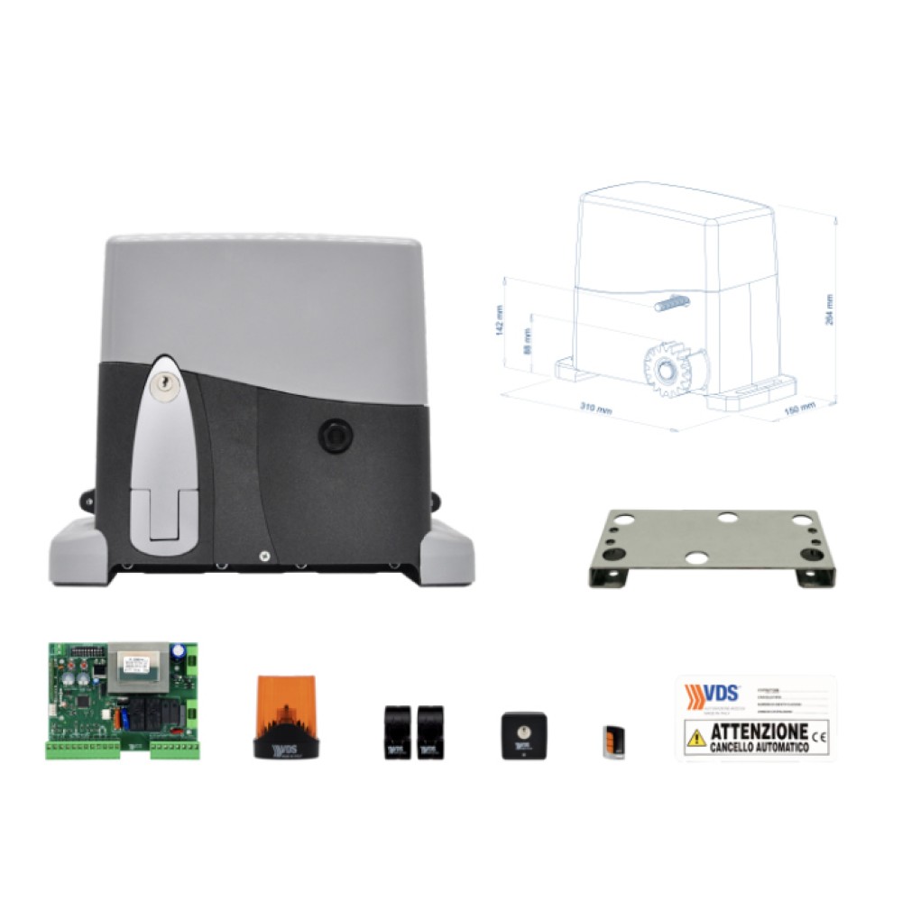 KIT AG-FUTURE 230V VDS Automation for Sliding Gate