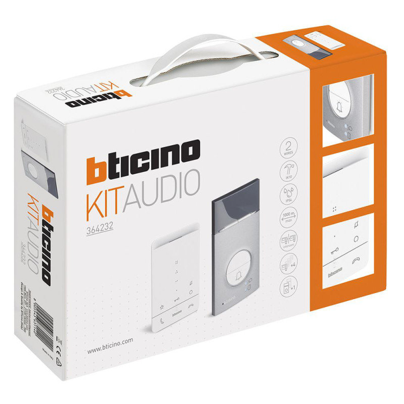 BTicino 364232 Audio Kit with Intercom and Keypad
