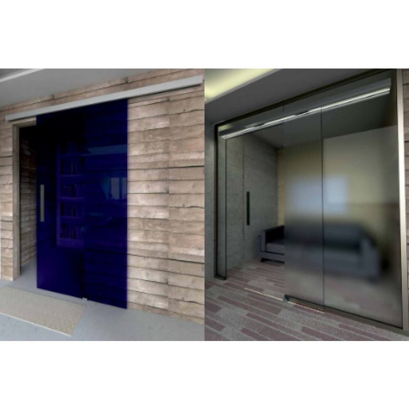 Sliding Kit MiniSlide SbyC Glass System with Sliding Guide