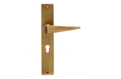 Kendo Door Handle on Plate of Contemporary Design Linea Calì Design
